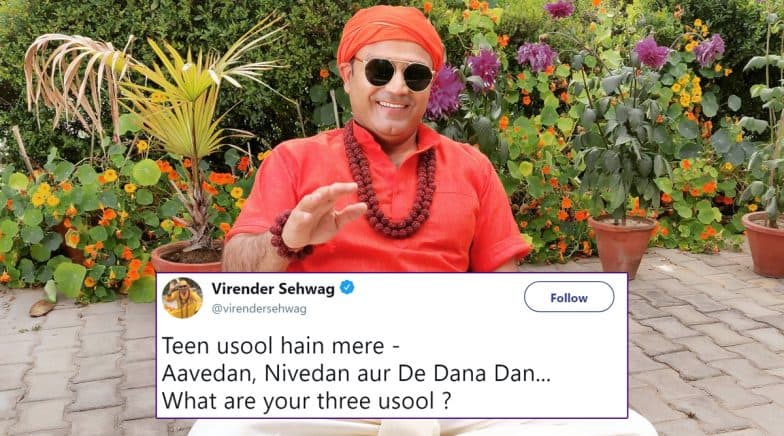 Virender Sehwag Birthday Special: Hilarious Tweets by Former Indian Opener That Had Us ROFLing!