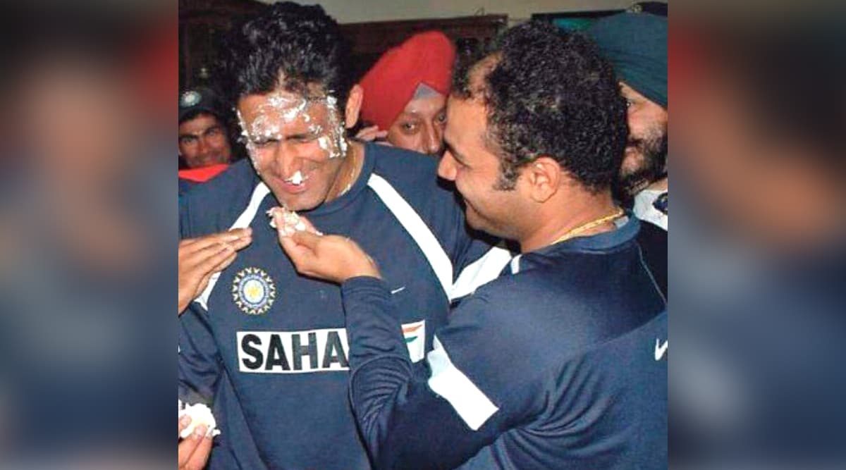 Virender Sehwag Wishes Anil Kumble on His 49th Birthday, Apologises to the Former Leg-Spinner for Depriving Him of His Second Test Century (See Post) Virender Sehwag Wishes Anil Kumble on His 49th Birthday, Apologises to the Former Leg-Spinner for Depriving Him of His Second Test Century (See Post)