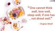 Happy World Food Day 2020 Quotes & Images: Thoughtful Lines, Sayings and Greetings to Share With Family and Friends!