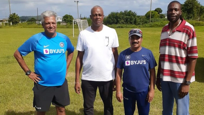 WV Raman Shares Photo With Narendra Hirwani; West Indies Cricket Legends Courtney Walsh and Curtly Ambrose, India Women Coach’s Funny Caption Makes Netizens Laugh