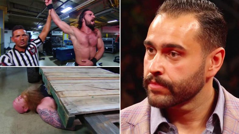 WWE Raw Oct 28, 2019 Results and Highlights: Seth Rollins Beat Erick Rowan Ahead of Crown Jewel, Lana Accuse Rusev of Infedelity at King’s Court (Watch Videos)
