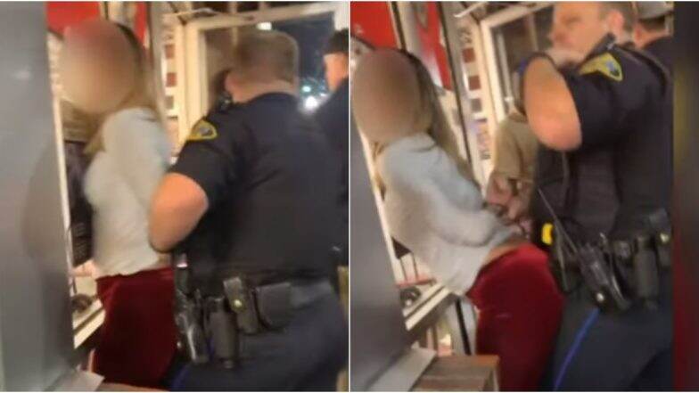 'Drunk' Woman Grinds On Police Officer And Moans As He Handcuffs Her in Alabama; Video Goes Viral 'Drunk' Woman Grinds On Police Officer And Moans As He Handcuffs Her in Alabama; Video Goes Viral