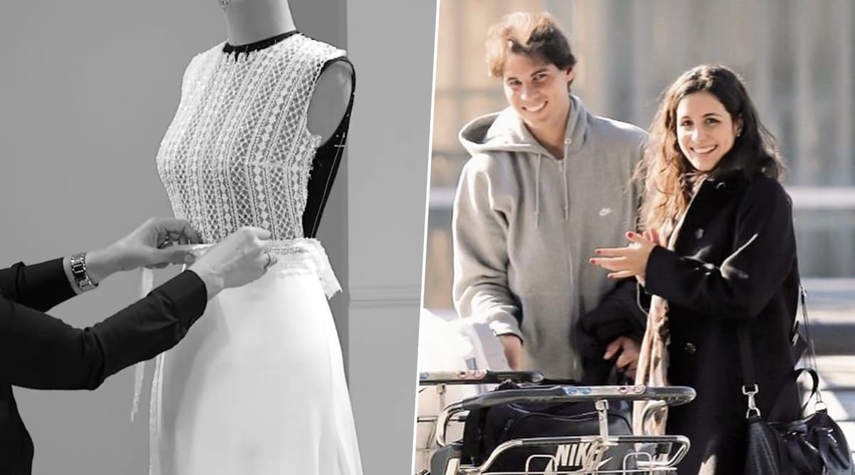 Get Rafael Nadal Wife Wedding Dress Pictures