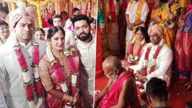 Kannada Actress Yagna Shetty Gets Married to Entrepreneur Sandeep Reddy (View Wedding Pics)
