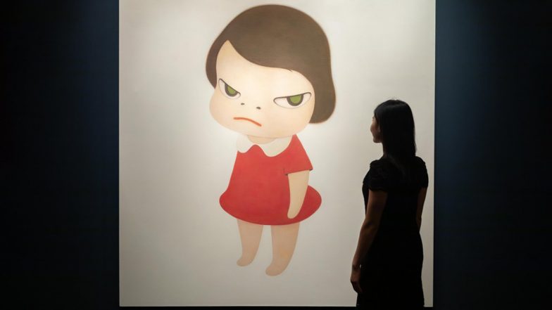 Japanese Artist Yoshitomo Nara's Cartoon Girl Sold For 25 Million at Sotheby's Hong Kong Auction!