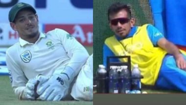 Quinton de Kock Poses like Yuzvendra Chahal, Indian Spinner Hilariously Trolls his Former RCB Teammate With Meme