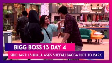 Bigg Boss 13 Episode 4 Sneak Peek | 3 Oct 2019: Sidharth Shukla Asks Shefali Bagga To Not Bark