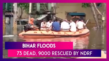 Bihar Floods: 73 Dead, 9000 Rescued As Incessant Rains Disturb Normal Life, Orange Alert Issued