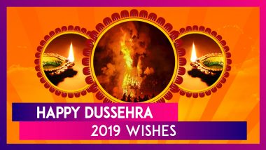Dussehra 2019 Wishes: WhatsApp Messages, Ravan Dahan Images, Greetings and SMS For Vijayadashami