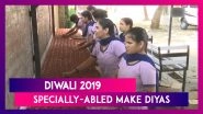 Diwali 2019: Specially-Abled In Ahmedabad Make Diyas Ahead Of The Festival Of Lights