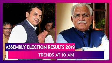 Assembly Election Results 2019 Trends At 10 AM: BJP Ahead In Maharashtra, Tight Contest In Haryana