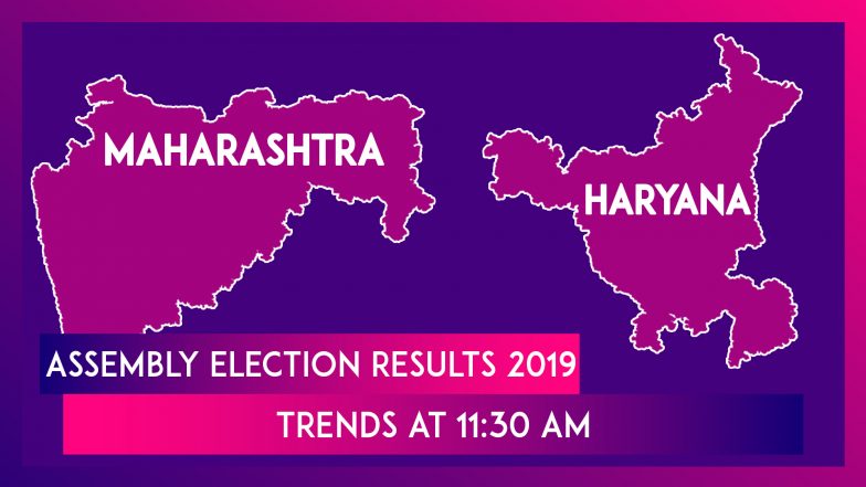 Assembly Election Results Trends At 11:30 AM: Maharashtra Chooses BJP ...