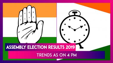 Assembly Election Results Trends At 4 PM: Congress-NCP Cross 100-Mark In Maharashtra