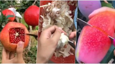 Pomegranate Peeling Video Amazes Netizens, Here Are Other Fruit Hack Videos Which Went Viral in Recent Times