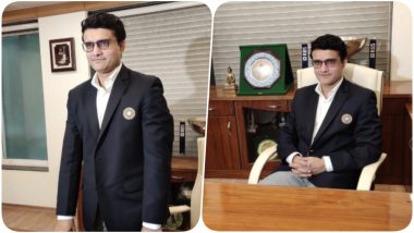 Sourav Ganguly Dons India Blazer as he Becomes the 39th President of the BCCI (Watch Video)