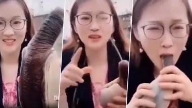 Girl Eating Penis? This Viral Video of Lady Biting on Pacific Geoduck Grosses the Internet out