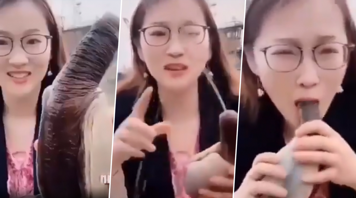 Viral News Girl Eating Pacific Geoduck Disgusts Netizens As Video Goes Viral 👍 Latestly