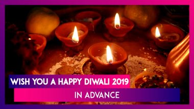 Advance Diwali 2019 Greetings: WhatsApp Messages, SMS, Images & Quotes to Wish Happy Deepavali