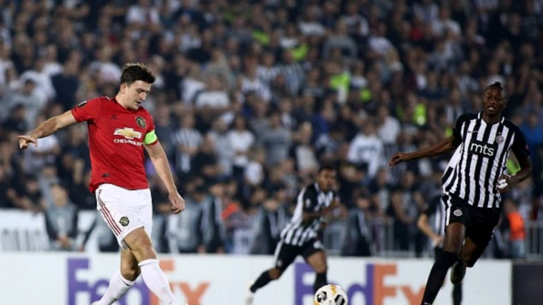 Harry Maguire Floored by Seydouba Soumah During Manchester United vs Partizan, Europa League 2019; Fans Troll the Most Expensive Defender