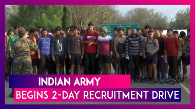 Indian Army Begins Two-Day Recruitment Drive In Srinagar