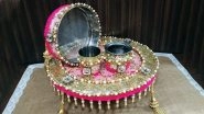 Karwa Chauth 2019 Thali Decoration Ideas: How to Decorate Thali, Chalni and Karva; Know Traditional Items Required for Karva Chauth Vrat