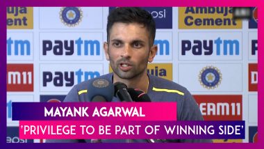 Being Part Of Winning Side Is A Privilege: Mayank Agarwal Post Double Century Against South Africa