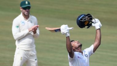 Mayank Agarwal Departs After his Second Hundred During IND vs SA, 2nd Test 2019 Day 1; Netizens Hail the Feat