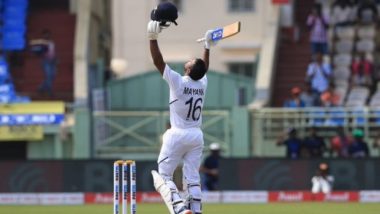 Mayank Agrawal Hits Second Double Century During IND vs BAN 1st Test 2019 As India Extend Lead Over 200