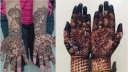 Karwa Chauth 2019 Mehndi Design Image Flood Twitter! Women Observing Karva Chauth Vrat Share Beautiful Pics of Indian Henna Patterns Online