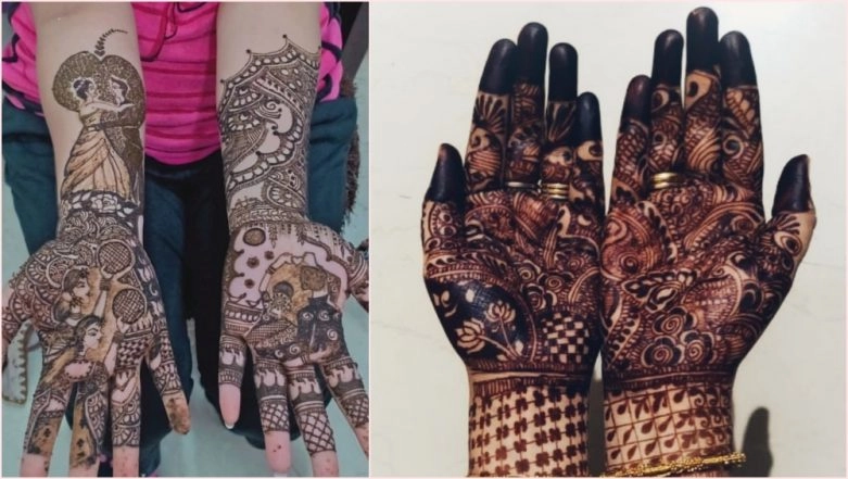 Twitter is flooded with Karwa Chauth 2019 mehndi designs. 