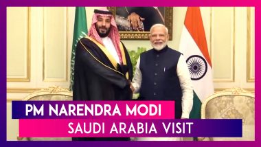 PM Narendra Modi Arrives In Delhi Post Meeting Saudi King On His Two-Day Visit To Saudi Arabia