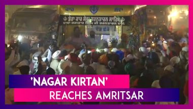 ‘Nagar Kirtan’ En-Route Nankana Sahib In Pakistan Reaches Amritsar