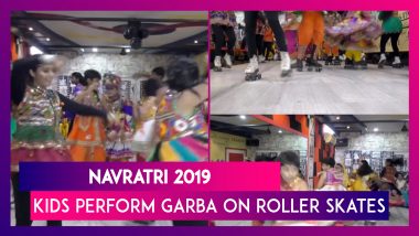 Navratri 2019: Children Perform Garba Wearing Roller Skates In Surat, Gujarat