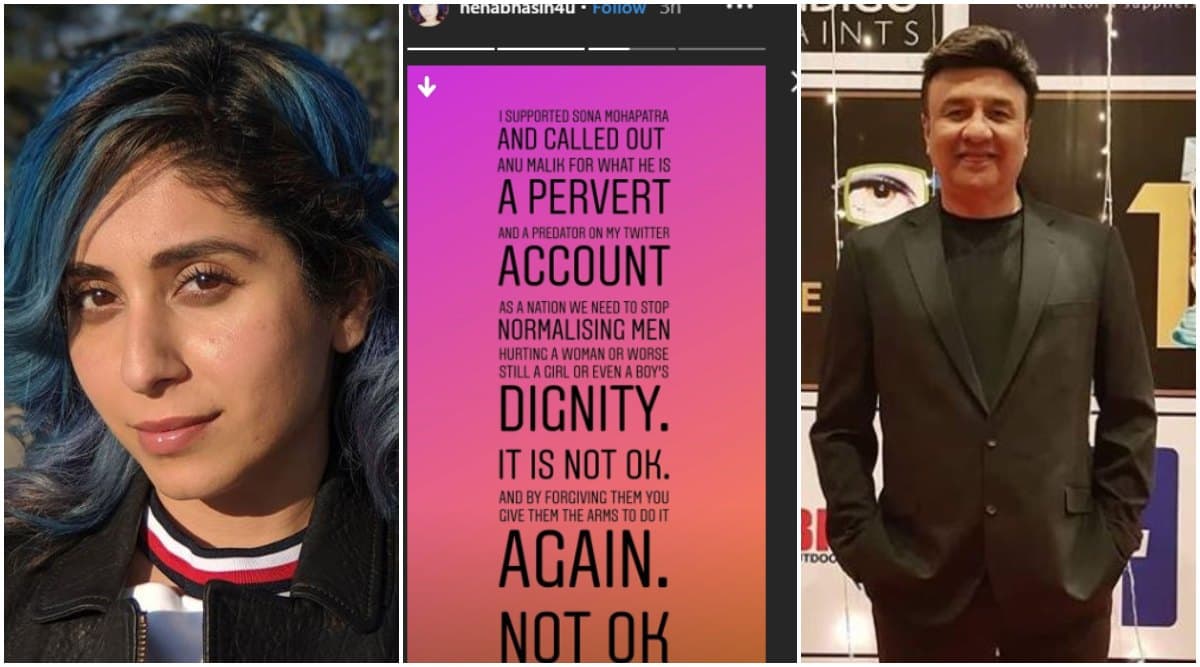 #MeToo: Singer Neha Bhasin Calls Indian Idol Judge Anu Malik A 'Predator', Alleges He Made A Move On Her When She Was 21 (Read Full Story) #MeToo: Singer Neha Bhasin Calls Indian Idol Judge Anu Malik A 'Predator', Alleges He Made A Move On Her When She Was 21 (Read Full Story)