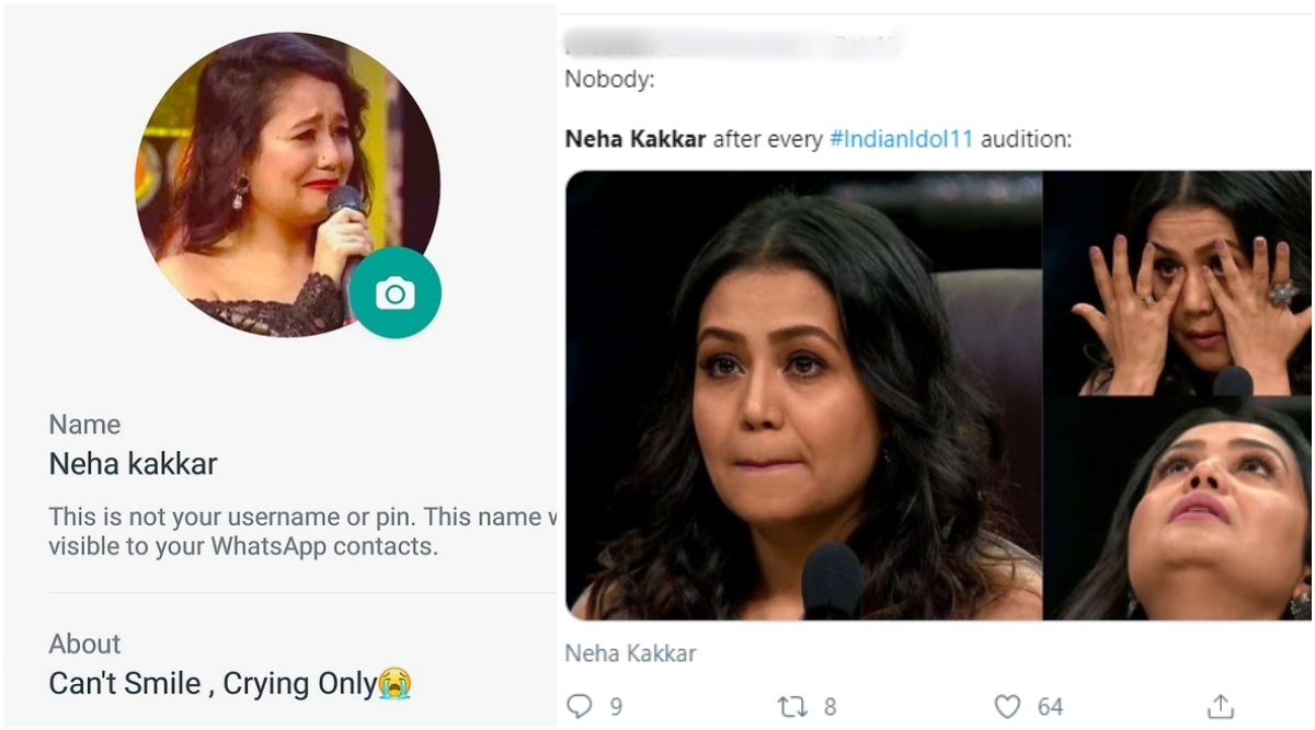 Neha Kakkar's Crying Photos From Indian Idol Episodes Make People Laugh!  Funny Memes on Singer-Cum-Judge's Emotional Outburst Trend on Social Media  | 👍 LatestLY