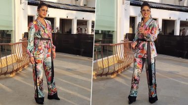 Priyanka Chopra's Floral Pantsuit for The Sky Is Pink Promotions Screams Quirky! (See Pics)