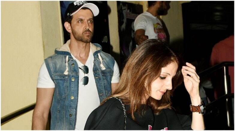 Hrithik Roshan and Ex Sussanne Khan Gets Papped Post a Movie Outing 