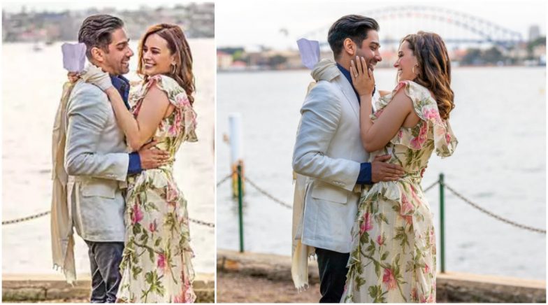 Here Are Few Pics From Evelyn Sharma and Tushaan Bhindi's Engagement Ceremony