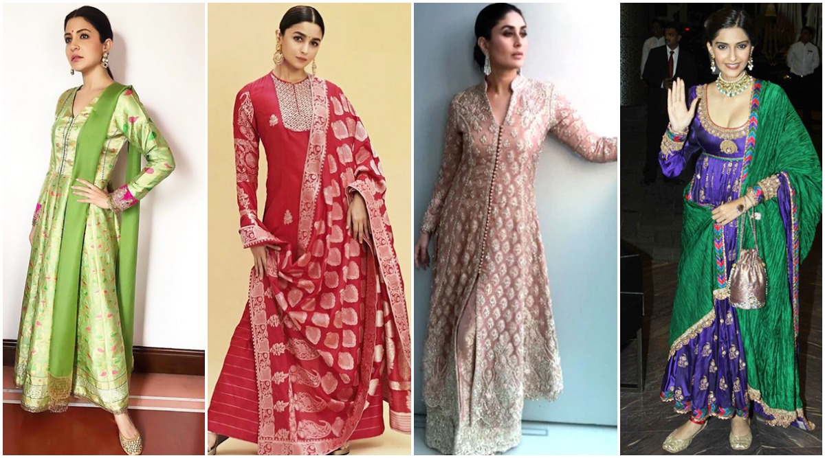 All the lehengas, shararas and saris Bollywood celebrities wore to  celebrate Diwali 2019