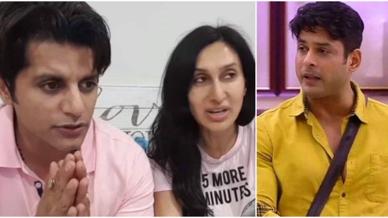 Bigg Boss 13: Karanvir Bohra and Wife Teejay Are Disgusted at Siddharth Shukla’s Lack of Manners (Watch Video)