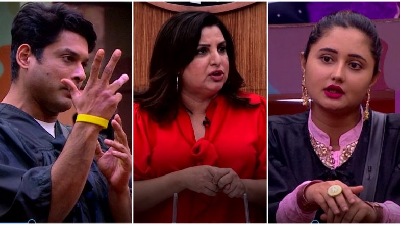 Bigg Boss 13: Did Rashami Desai’s Tantrum Made Guest Farah Khan Leave the Task Midway? (Watch Video)