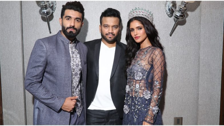 Vartika Singh and Manav Chhabra Walk the Ramp for Designer Kshitij Choudhary