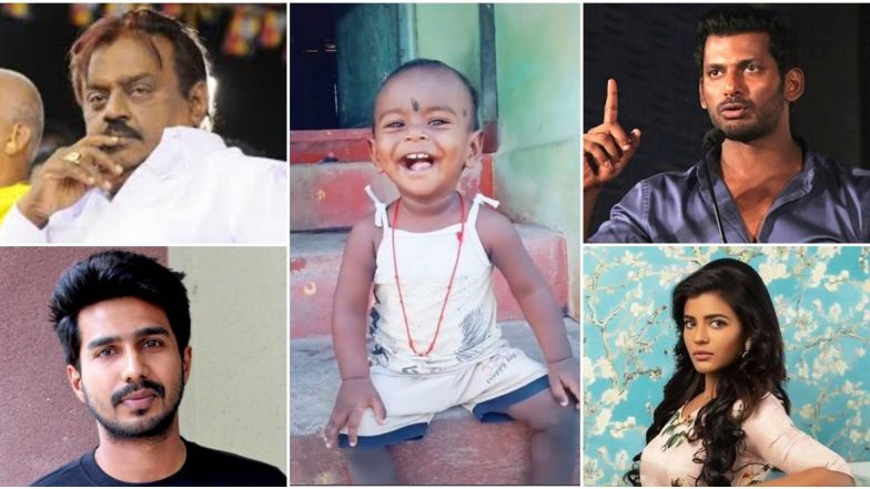 RIP Baby Sujith Wilson: Vishal, Aishwarya Rajessh, Vijaykant, Vishnu Vishal Mourn the Demise of the Two-Year-Old Killed After Falling in a Borewell (Read Tweets)