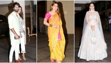 Sara Ali Khan, Shahid Kapoor, Taapsee Pannu Attend Jacky Bhagnani's Starry Diwali Party - View Pics