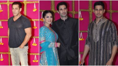Salman Khan, Sidharth Malhotra, Sunny Leone and others Deck Up for T-Series Head, Bhushan Kumar's Diwali Party (View Pics)