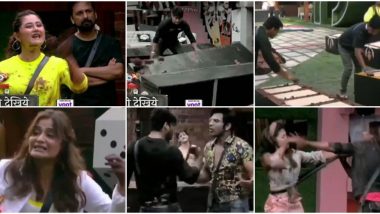 Bigg Boss 13 Day 24 Preview: Sidharth Shukla, Paras Chhabra and Rashami Desai Fight, Devoleena Bhattacharjee and Shehnaaz Gill Get Physical (Watch Video)