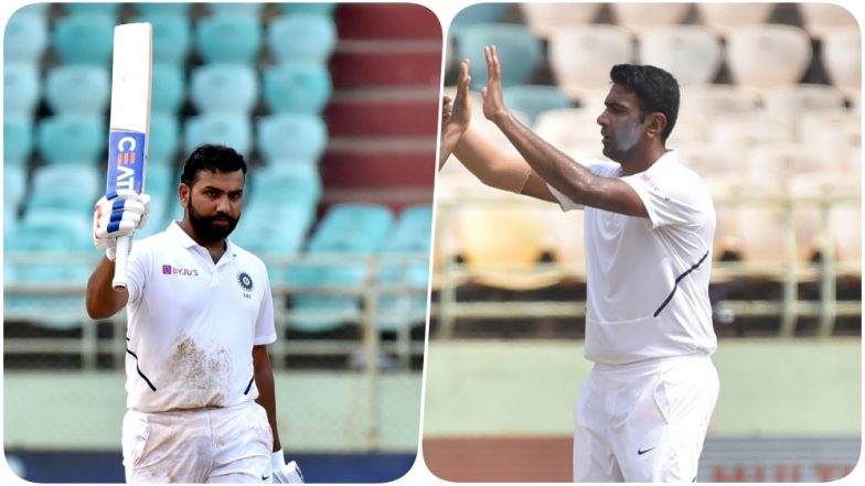 India vs South Africa, 1st Test 2019, Day 4 Stat Highlights: Ravichandran Ashwin & Rohit Sharma Steal the Show As Hosts Set a Target of 395 For Proteas