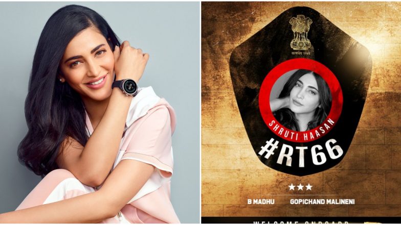 RT 66: Shruti Haasan Roped in to Play Ravi Teja's Leading Lady in Upcoming Telugu Film 