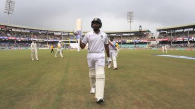 India vs South Africa Stat Highlights, 3rd Test 2019, Day 1: Rohit Sharma Hits His Third Century of Series, Ajinkya Rahane Also Shines in The Match Full of Milestones