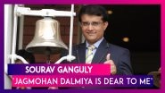 Jagmohan Dalmiya Is Very Dear To Me: Sourav Ganguly, The New BCCI Boss